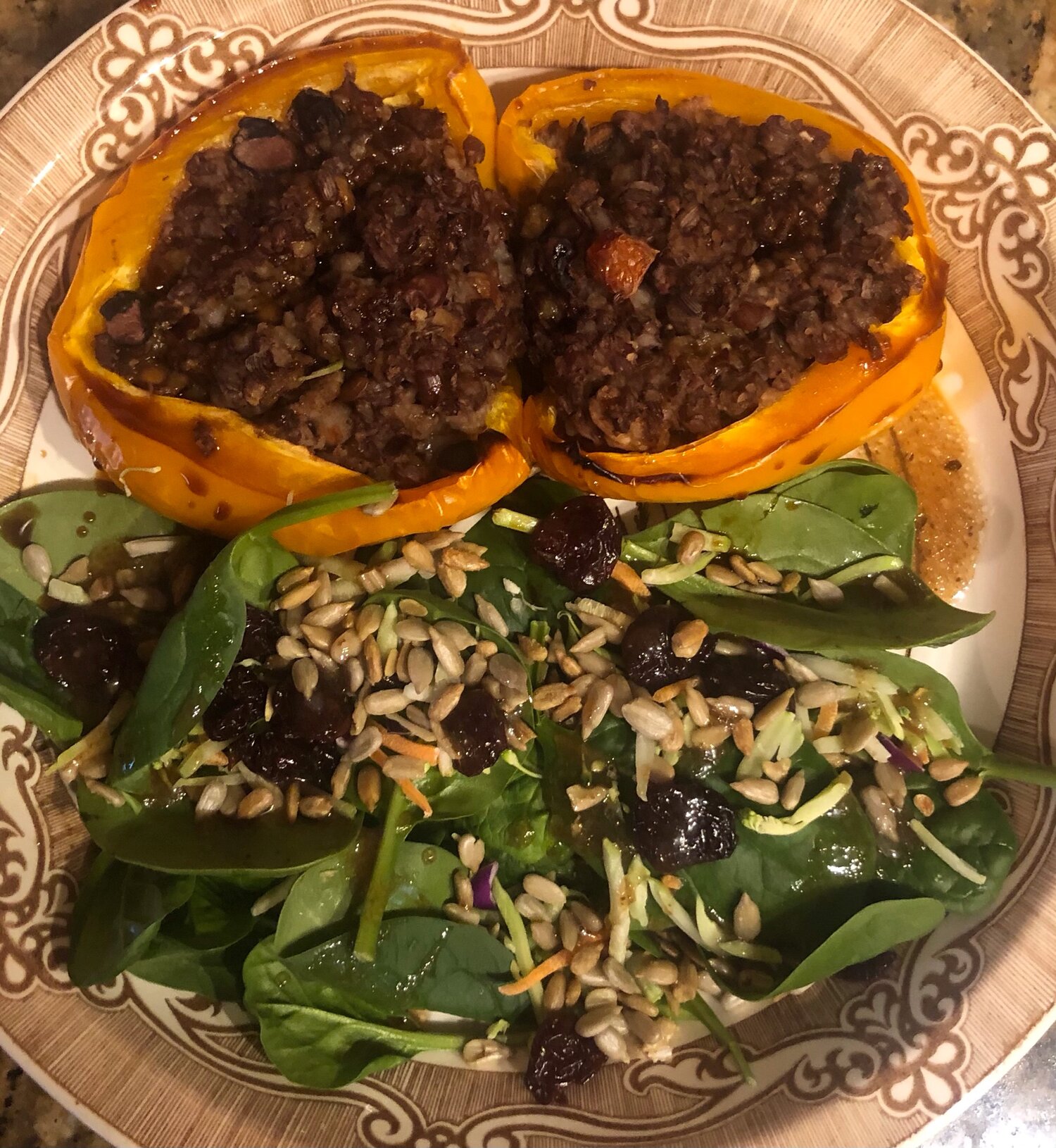 Stuffed Peppers with Leftover Whatever